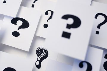 Interrogações referente as dúvidas dos clientes